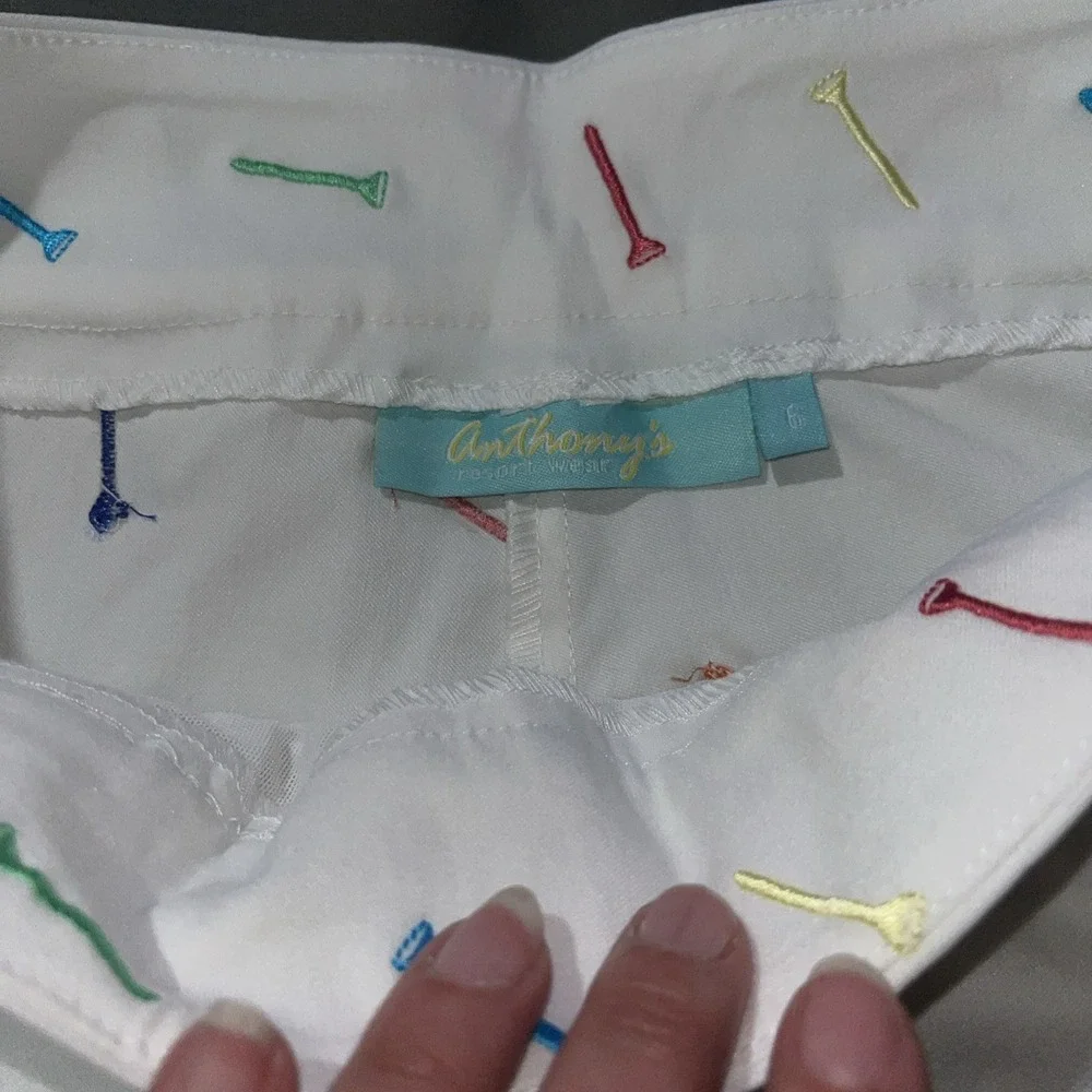 Unique Anthony's Resort Wear Embroidered Golf 